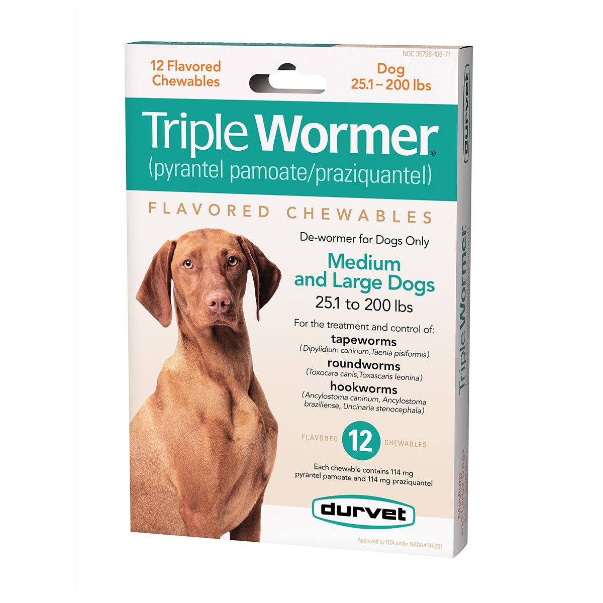 Triple Wormer Dewormer for Dogs