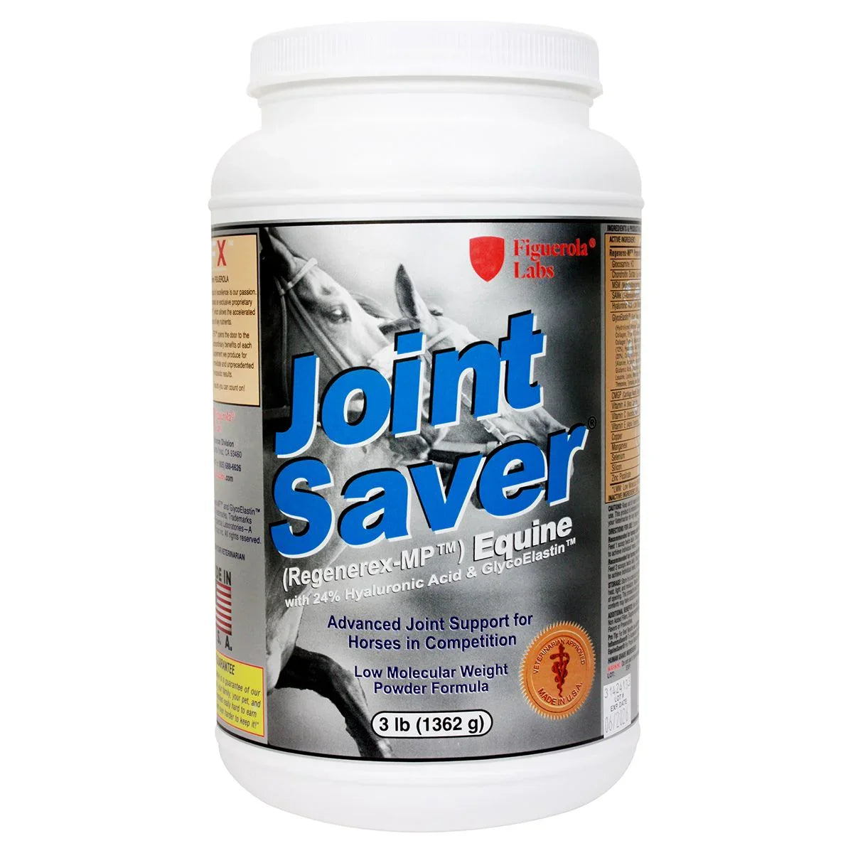 JointSaver (Regenerex-MP™) Equine - Horse Supplements Figuerola Labs Houlihan Saddlery LLC