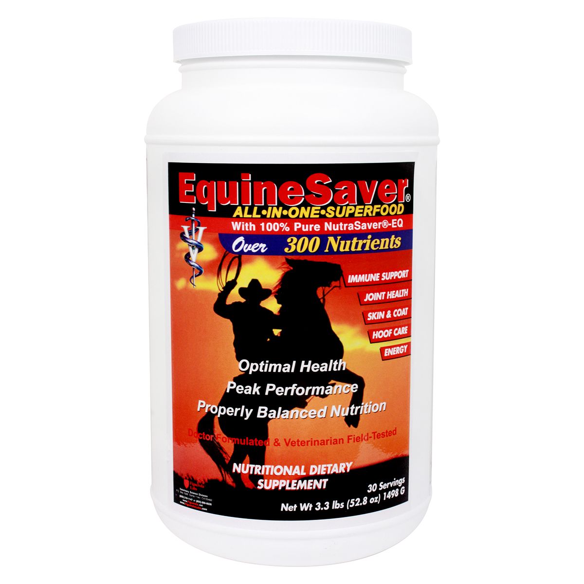 EquineSaver All-in-One Superfood - Horse Supplements Figuerola Labs Houlihan Saddlery LLC