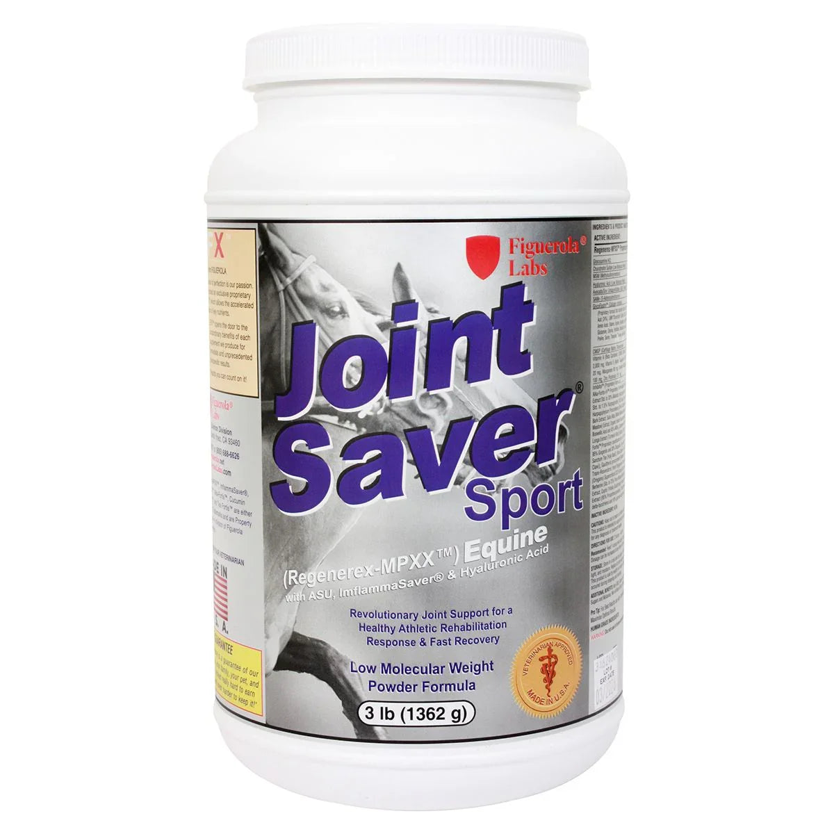 JointSaver Sport Joint (Regenerex-MPXX™) Equine - Horse Supplements Figuerola Labs Houlihan Saddlery LLC