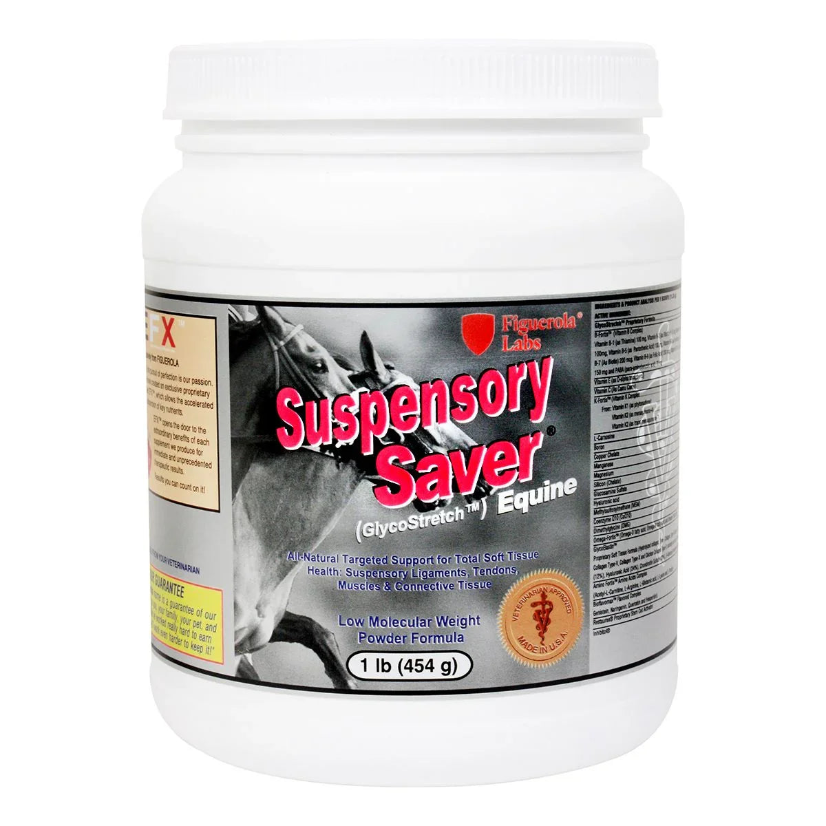 SuspensorySaver (100% GlycoStretch) Equine - Horse Supplements Figuerola Labs Houlihan Saddlery LLC