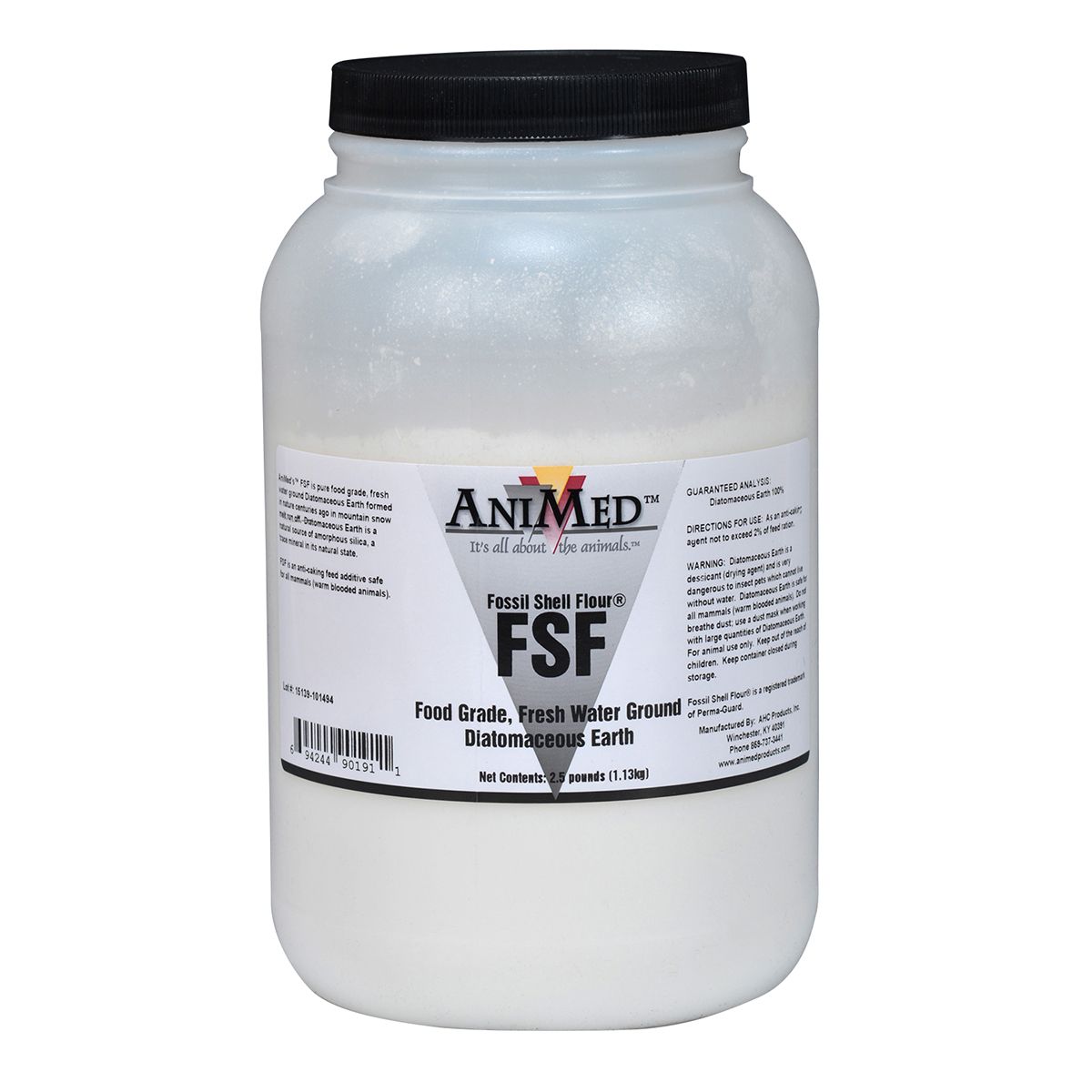 AniMed Fossil Shell Flour FSF - Diatomaceous Earth - Houlihan Saddlery LLC