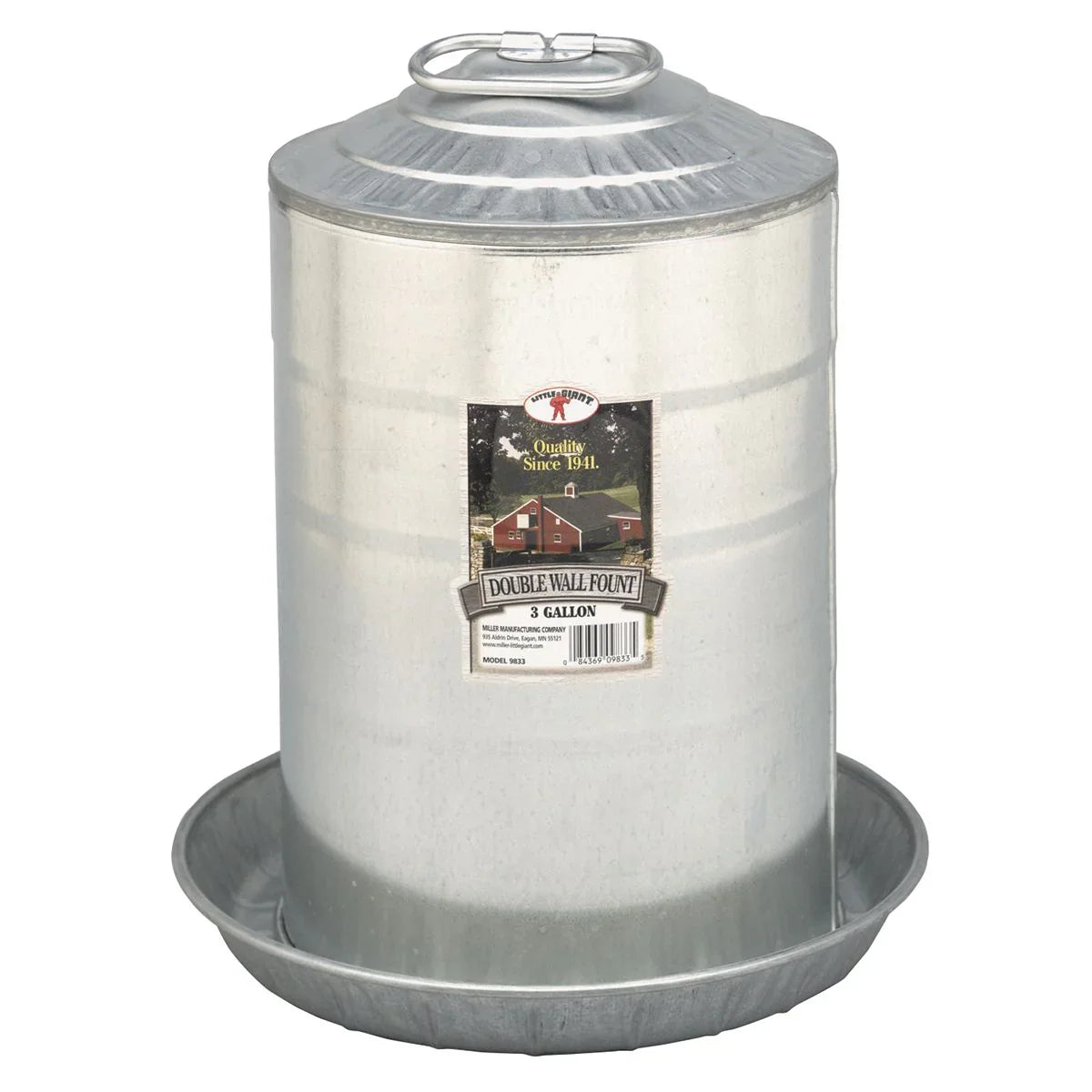 Galvanized Double Wall Fount