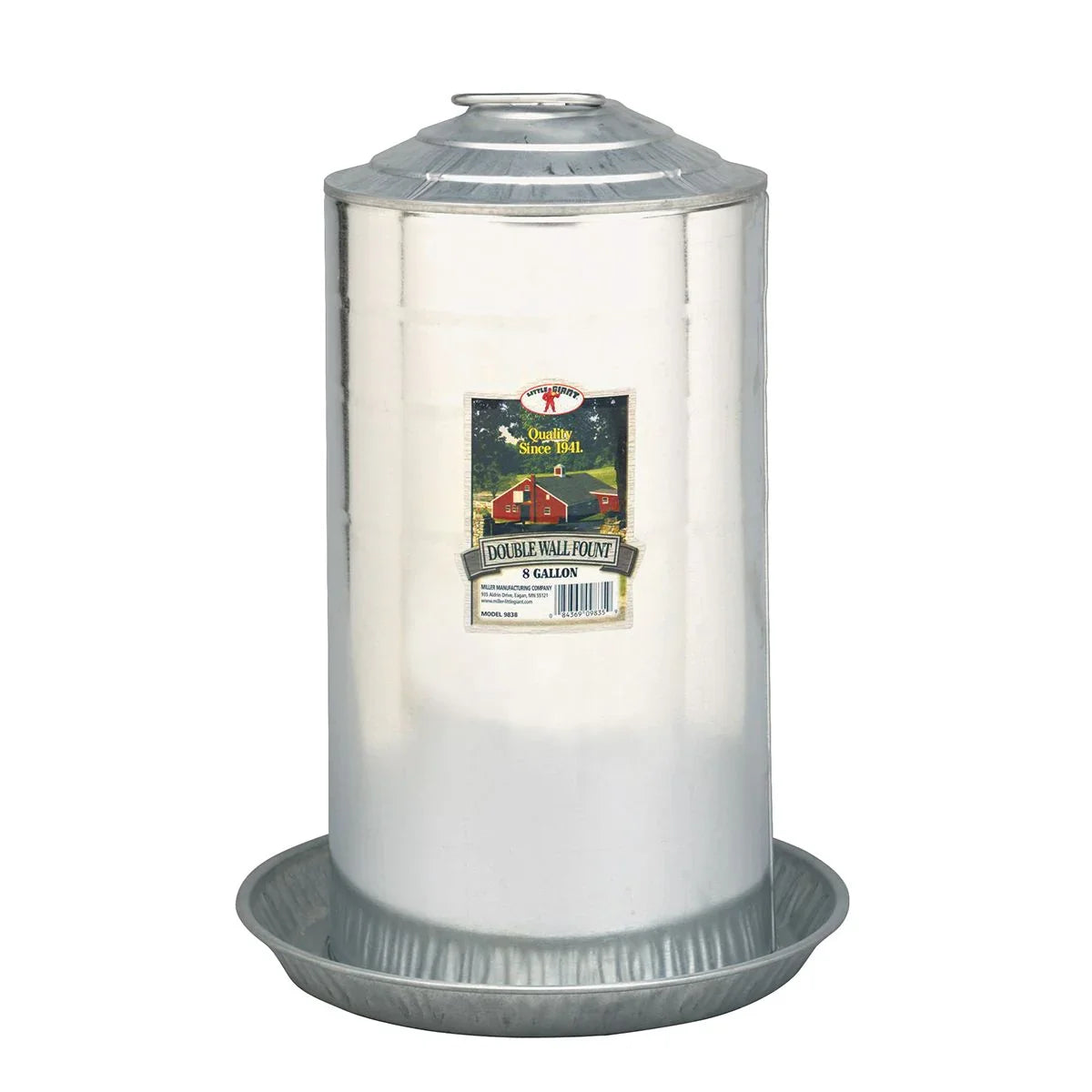 Galvanized Double Wall Fount