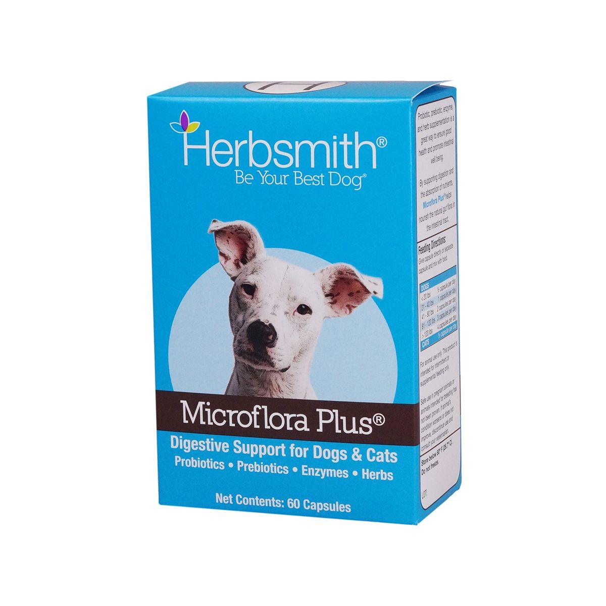 Herbsmith Microflora Plus Digestive Support for Dogs & Cats - Houlihan Saddlery LLC