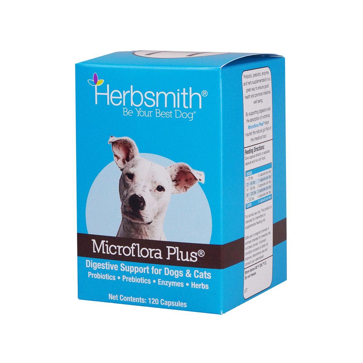 Herbsmith Microflora Plus Digestive Support for Dogs & Cats - Houlihan Saddlery LLC