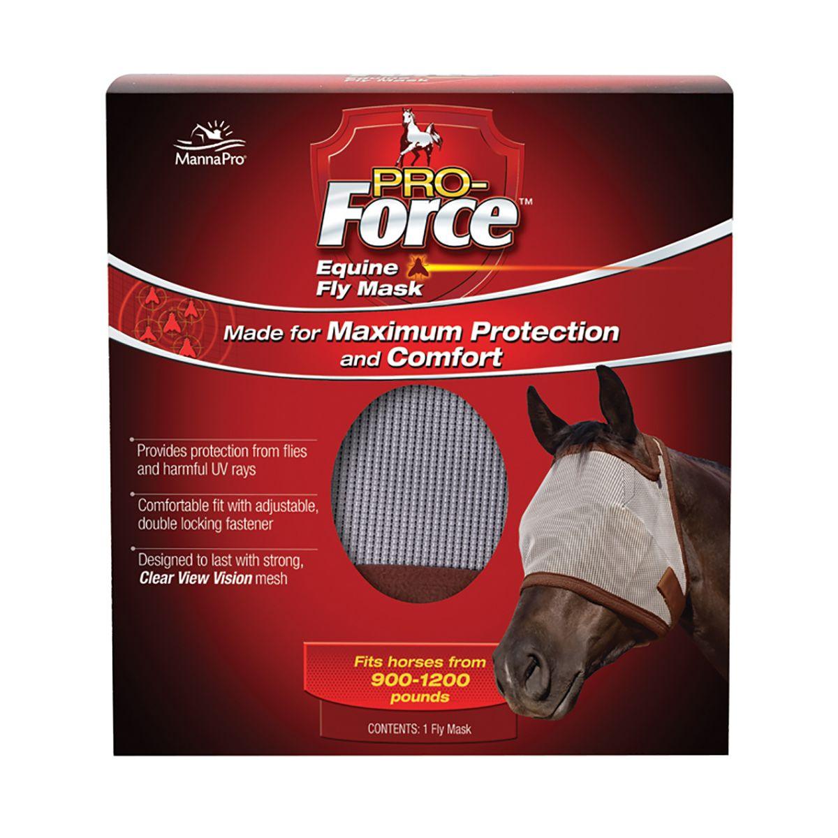 Pro-Force Equine Fly Mask without Ears - Houlihan Saddlery LLC