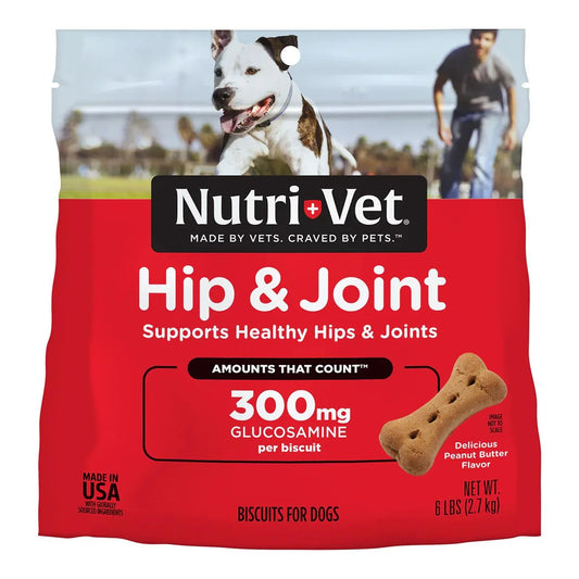 Nutri-Vet Hip and Joint Biscuits for Dogs