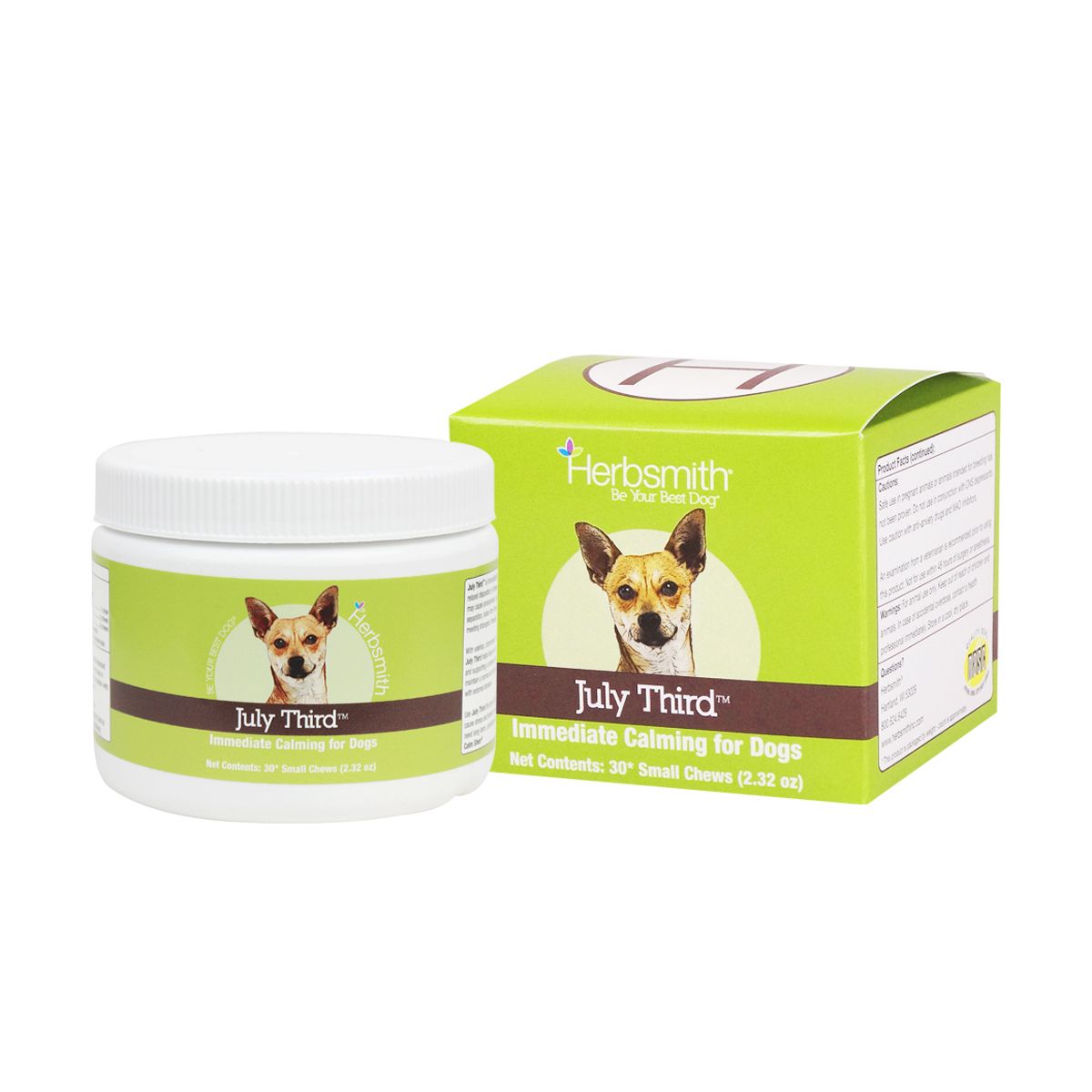 July Third Immediate Calming Supplement for Dogs