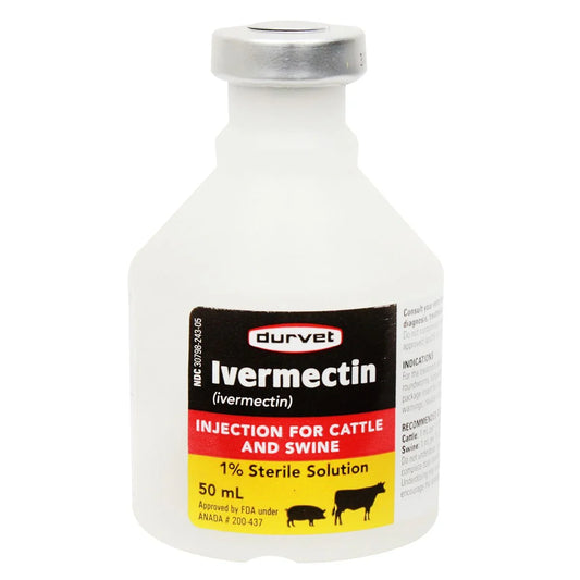 Durvet Ivermectin Injection - Houlihan Saddlery LLC