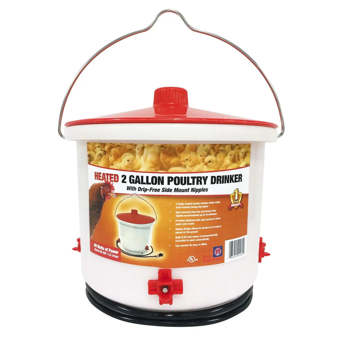 Heated Poultry Waterer