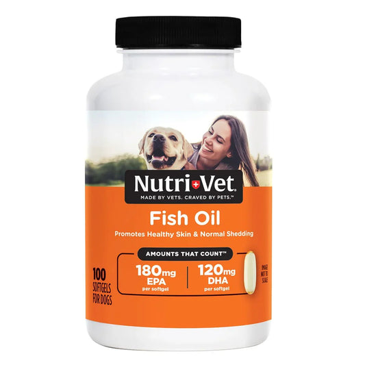 Nutri-Vet Fish Oil Softgels for Dogs