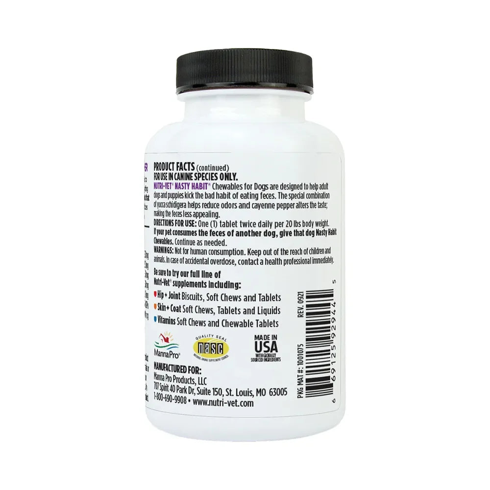 Nutri-Vet Nasty Habit Chewables
