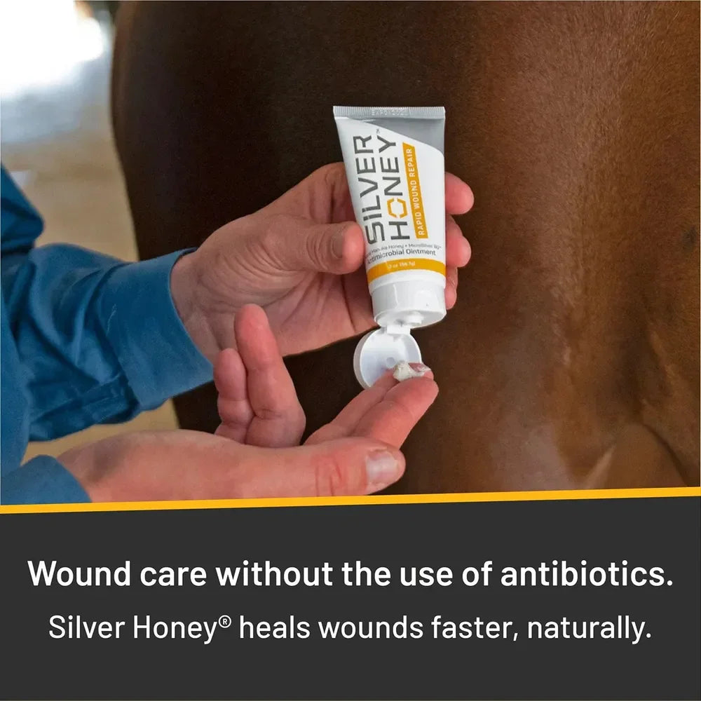 Silver Honey Rapid Wound Repair - Horse Wound Care - Absorbine - Houlihan Saddlery LLC