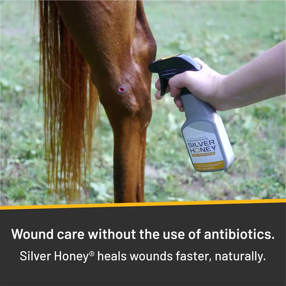 Silver Honey Rapid Wound Repair - Horse Wound Care - Absorbine - Houlihan Saddlery LLC