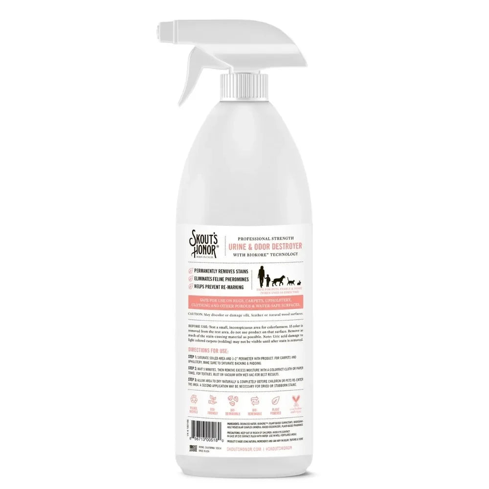 Skout's Honor Urine & Odor Destroyer