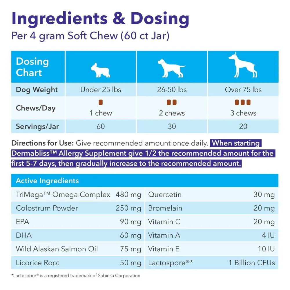 Dermabliss Allergy & Immune Soft Chews