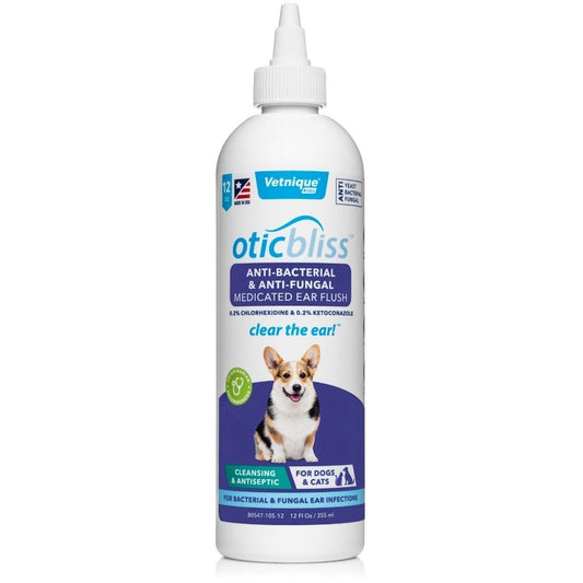 Oticbliss Anti-Bacterial & Anti-Fungal Medicated Ear Flush - Houlihan Saddlery LLC