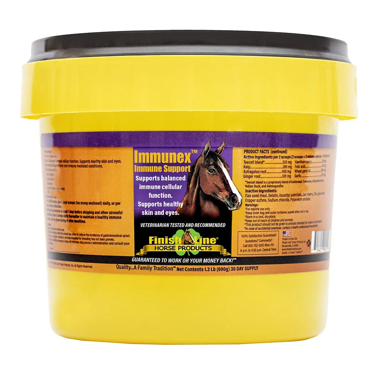 Immunex Immune Support - Horse Supplements Finish Line Horse Products Inc Houlihan Saddlery LLC