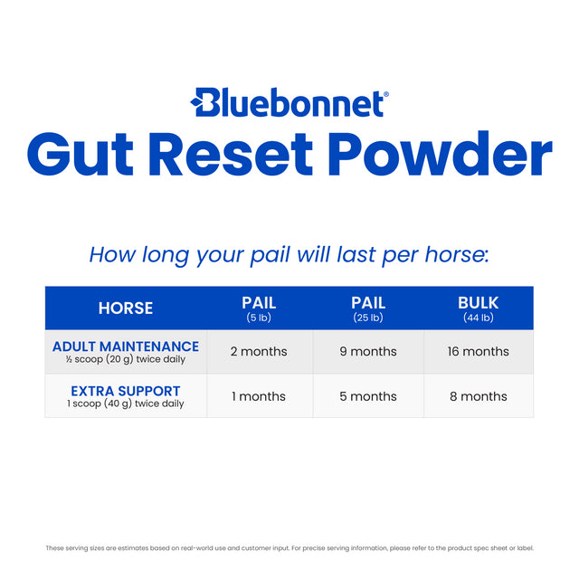 Bluebonnet Gut Reset Powder - Houlihan Saddlery LLC