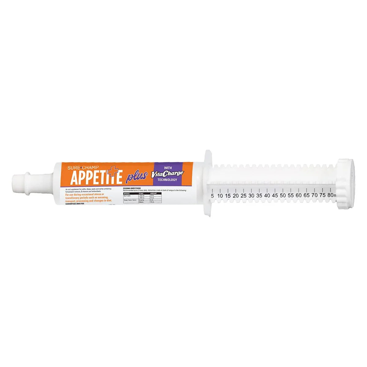 Sure Champ Appetite Plus Gel - Livestock vitamins and supplements Biozyme Inc Houlihan Saddlery LLC