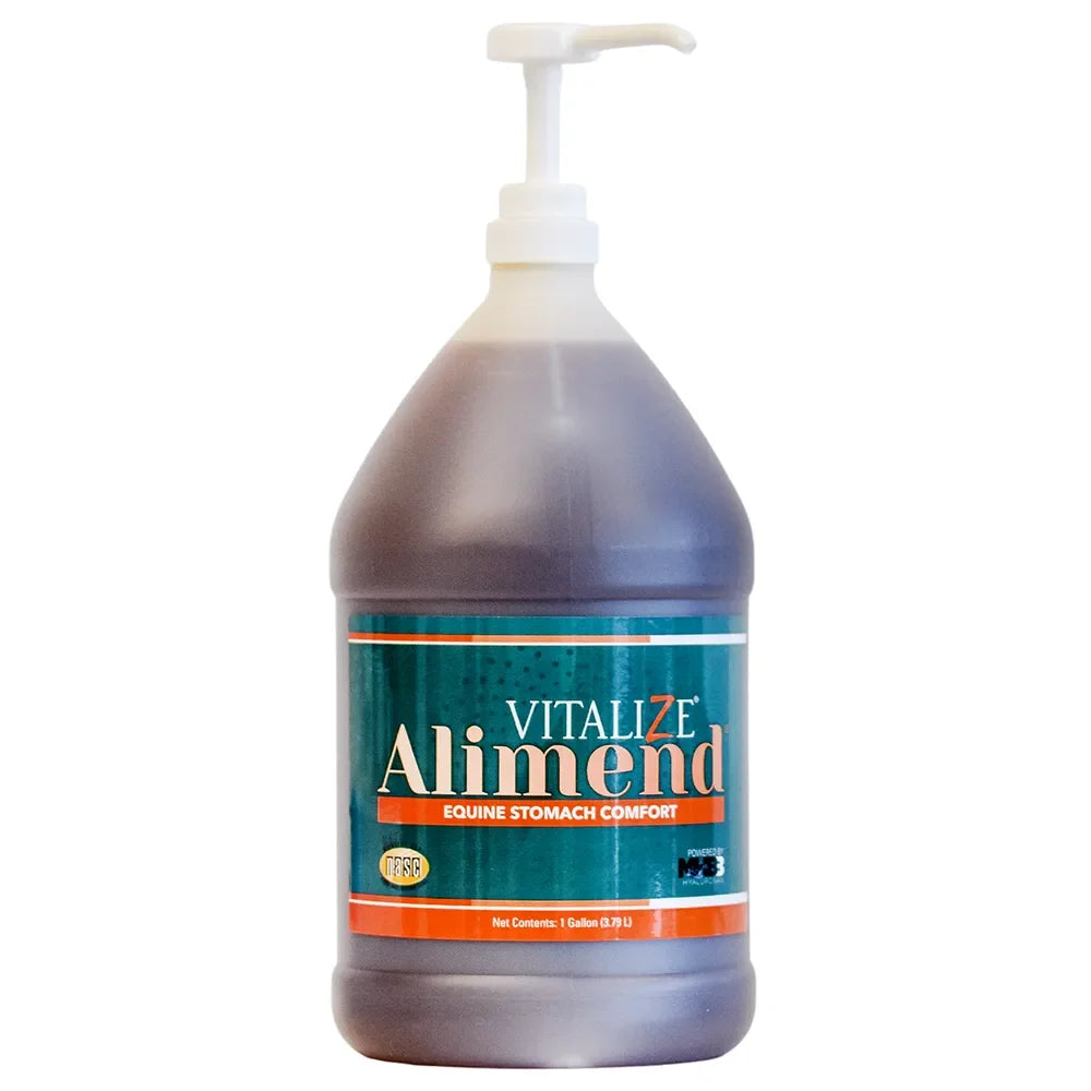 Vitalize Alimend Equine Stomach Comfort - Horse Supplements Biozyme Inc Houlihan Saddlery LLC