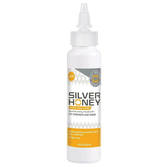 Silver Honey Rapid Ear Care Vet Strength Ear Rinse - Pet Ear Care - Absorbine - Houlihan Saddlery LLC