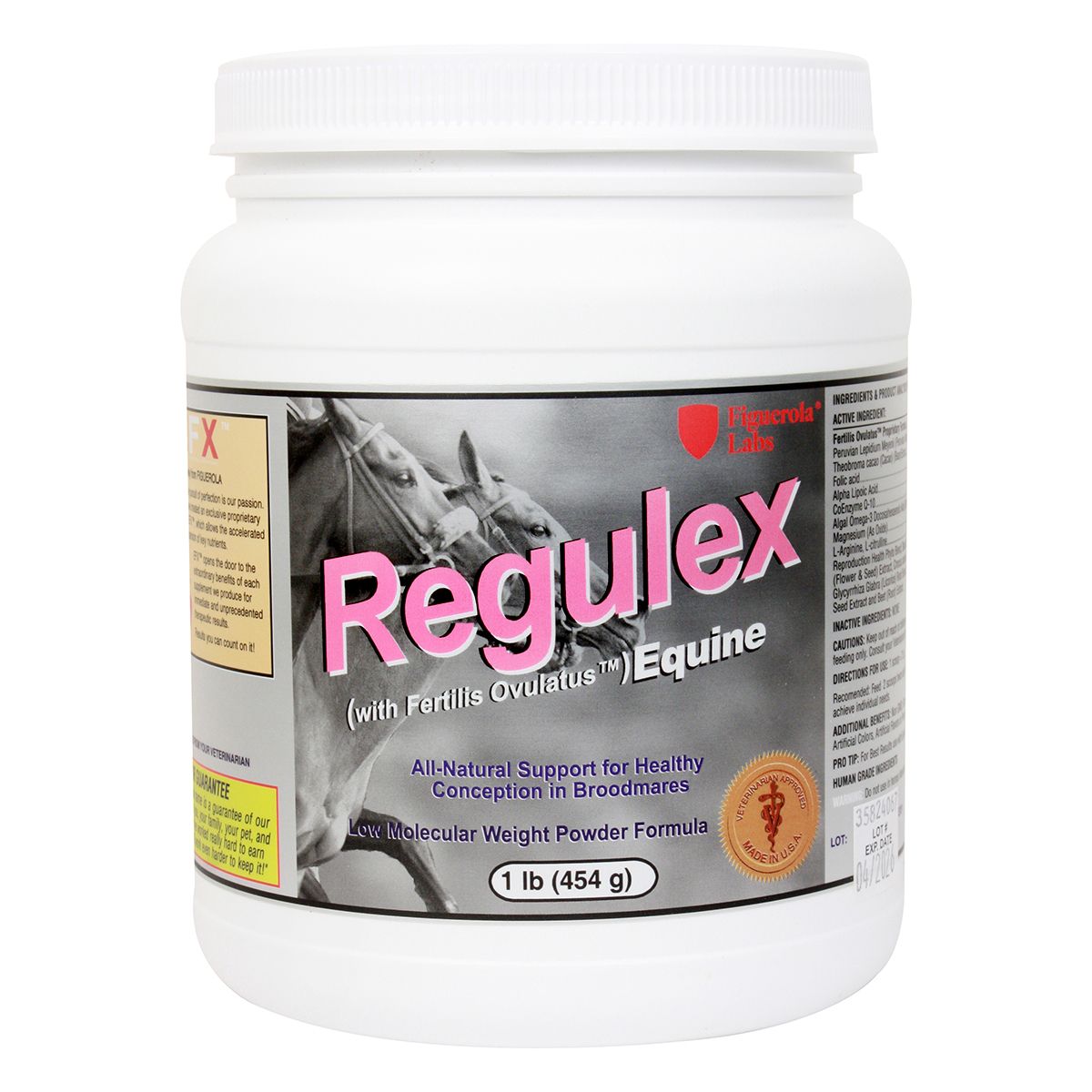 Regulex (with Fertilis Ovulatus) Equine - Horse Supplements Figuerola Labs Houlihan Saddlery LLC
