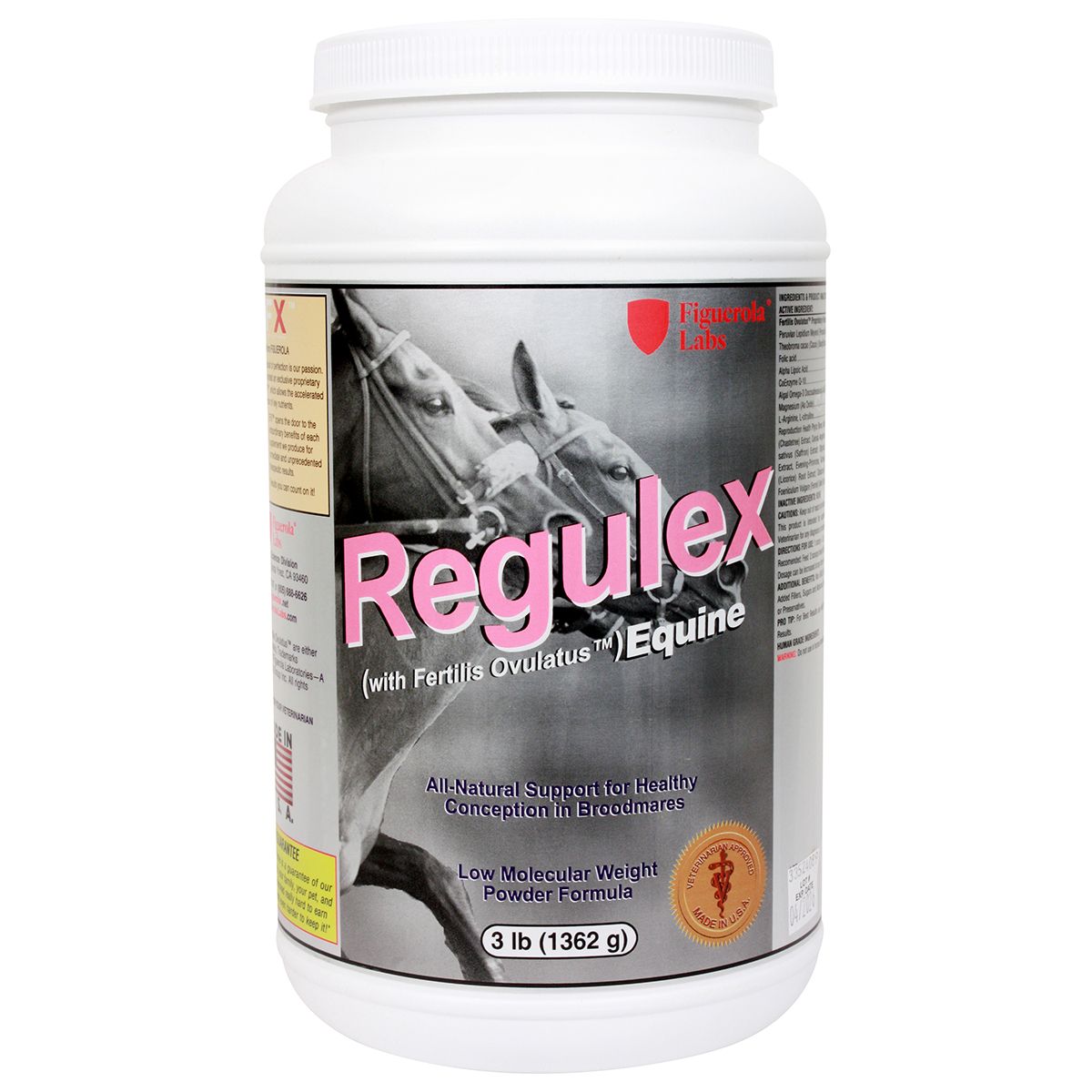 Regulex (with Fertilis Ovulatus) Equine - Horse Supplements Figuerola Labs Houlihan Saddlery LLC