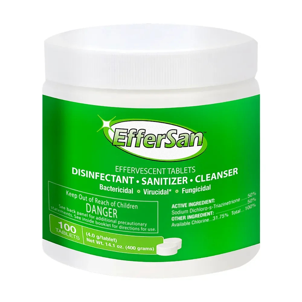 EfferSan Multi-Purpose Sanitizer & Disinfecting Tablets - biosecurity Activon Houlihan Saddlery LLC