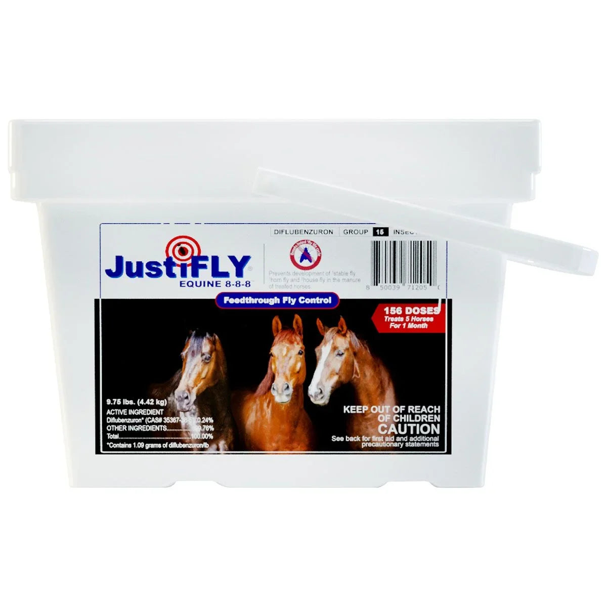 JustiFLY Equine 8-8-8 Feedthrough Fly Control