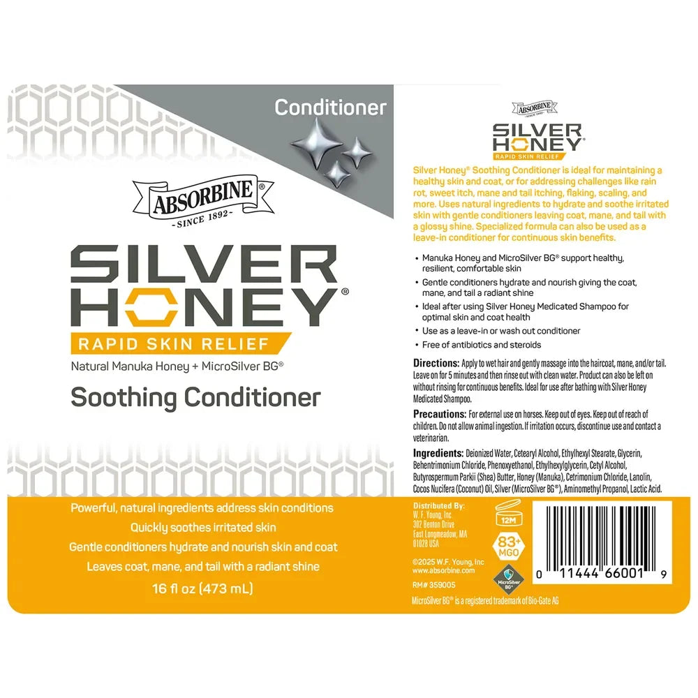 Silver Honey Rapid Skin Relief Soothing Conditioner