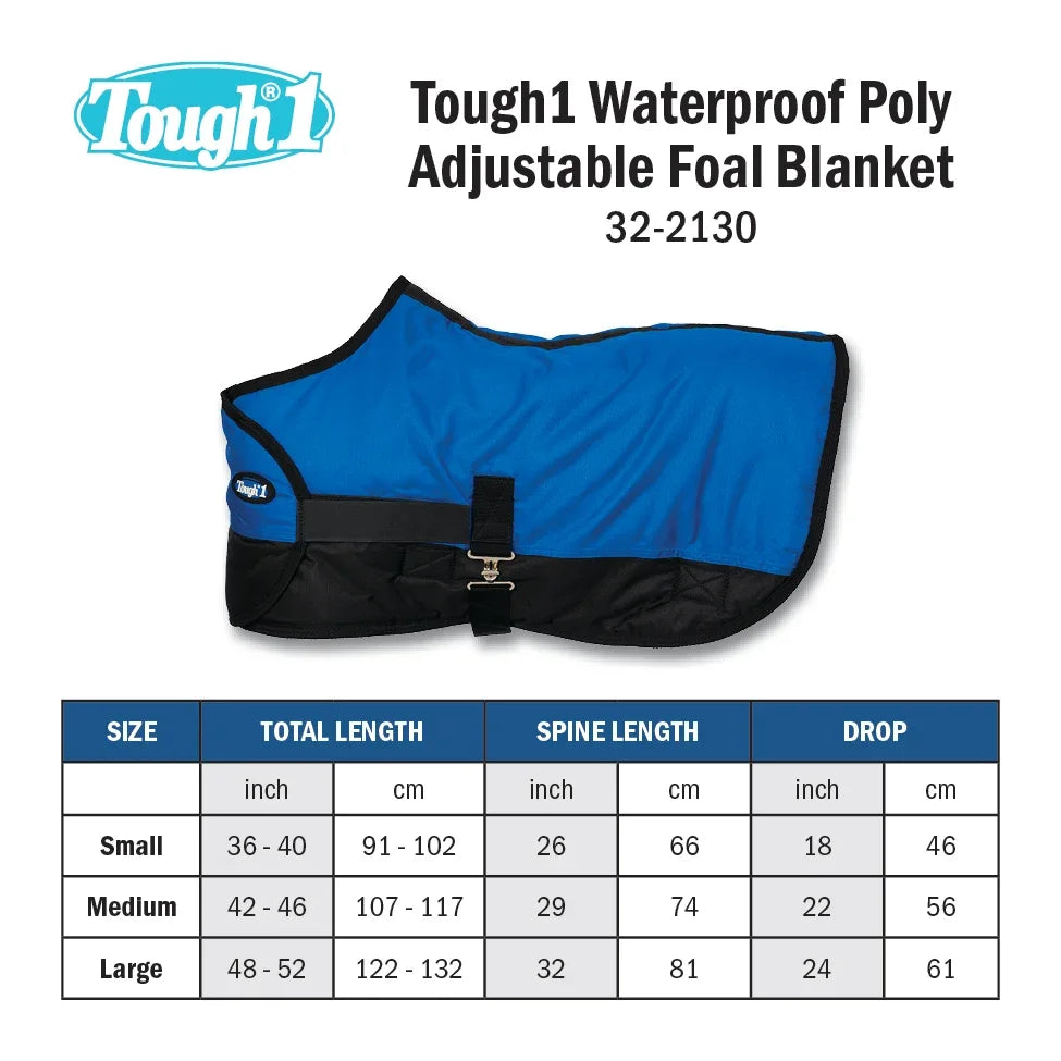 Tough1 600D Adjustable Foal Blanket