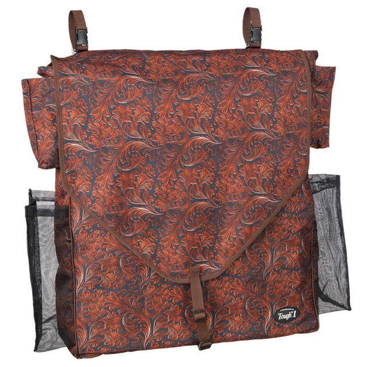 Tough1 Deluxe Stall Front Bag Tooled Leather