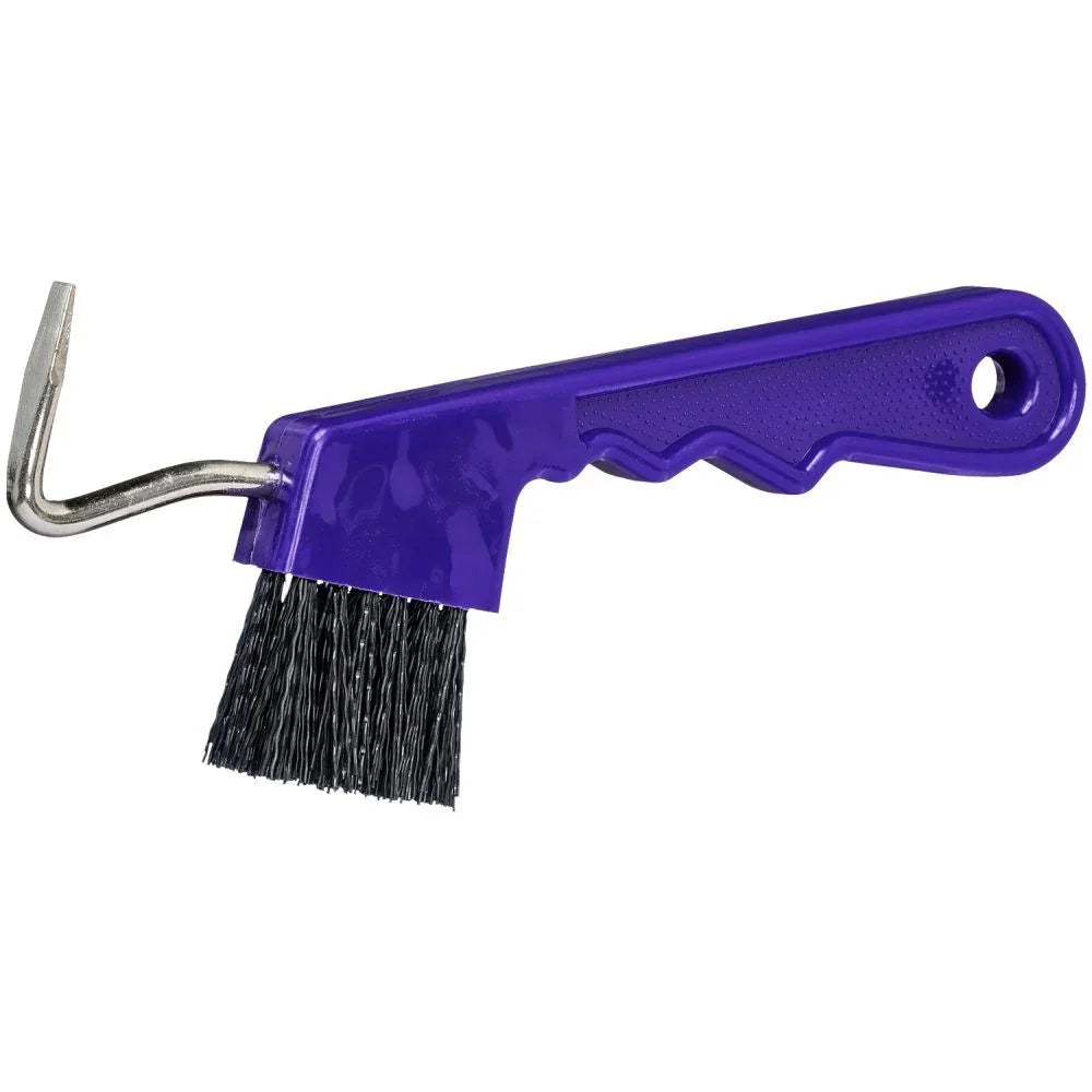 Tough1 Easy Grip Hoof Pick/Brush - Horse Hoof Picks - Tough1 - Houlihan Saddlery LLC