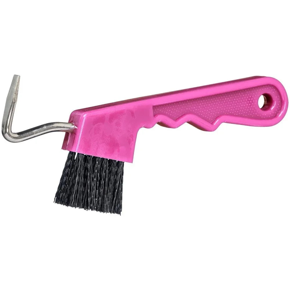 Tough1 Easy Grip Hoof Pick/Brush - Horse Hoof Picks - Tough1 - Houlihan Saddlery LLC