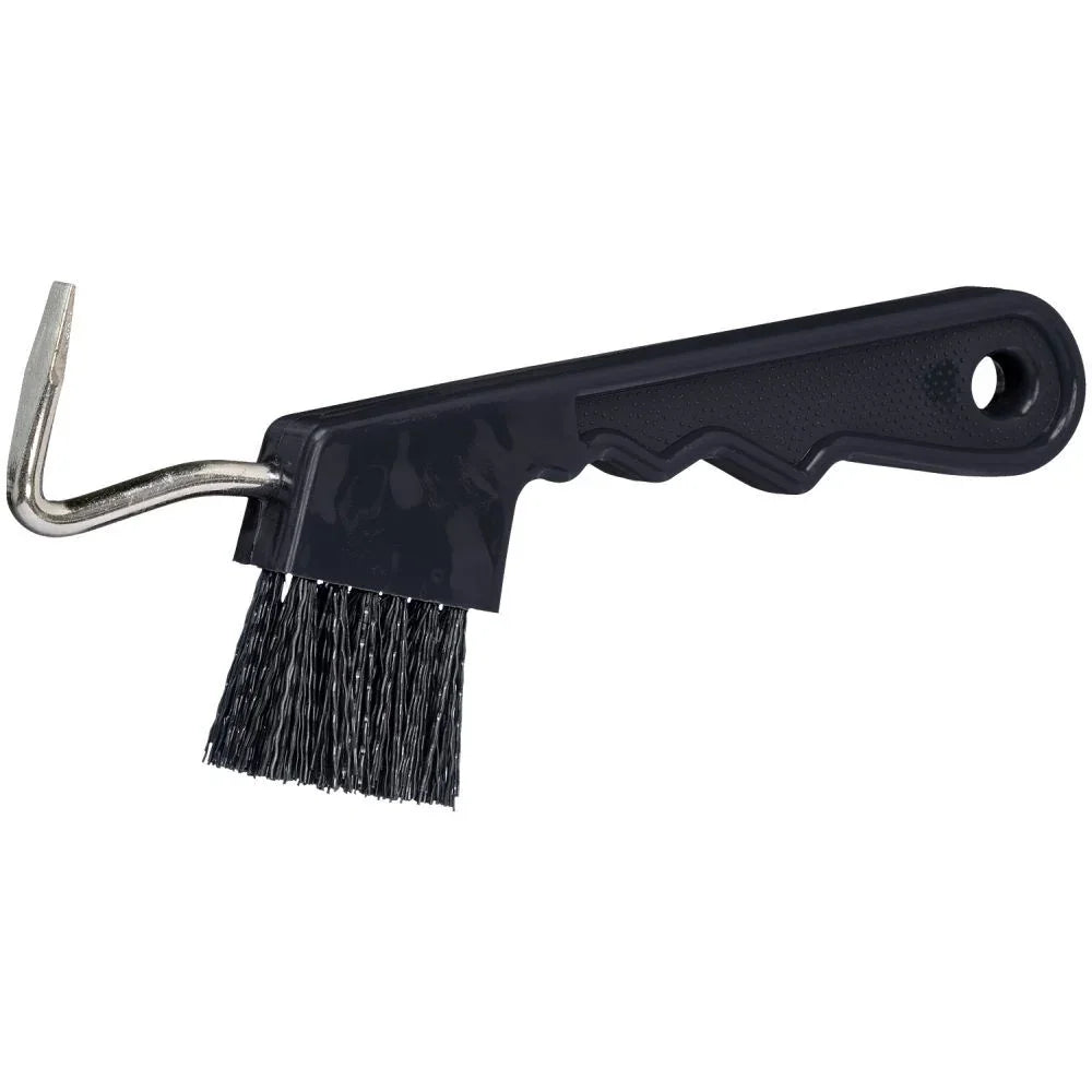 Tough1 Easy Grip Hoof Pick/Brush - Horse Hoof Picks - Tough1 - Houlihan Saddlery LLC