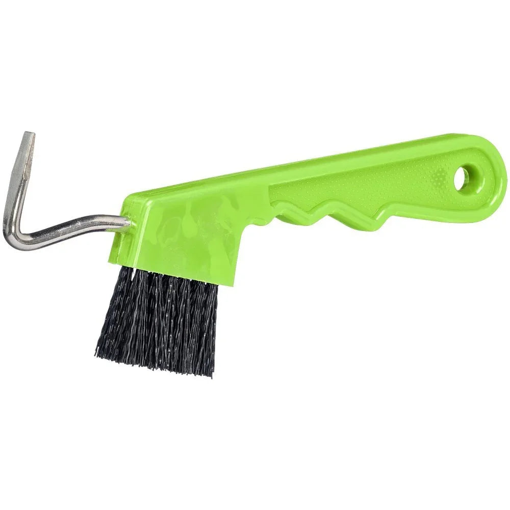 Tough1 Easy Grip Hoof Pick/Brush - Horse Hoof Picks - Tough1 - Houlihan Saddlery LLC