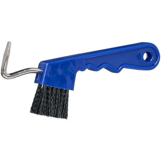 Tough1 Easy Grip Hoof Pick/Brush - Horse Hoof Picks - Tough1 - Houlihan Saddlery LLC