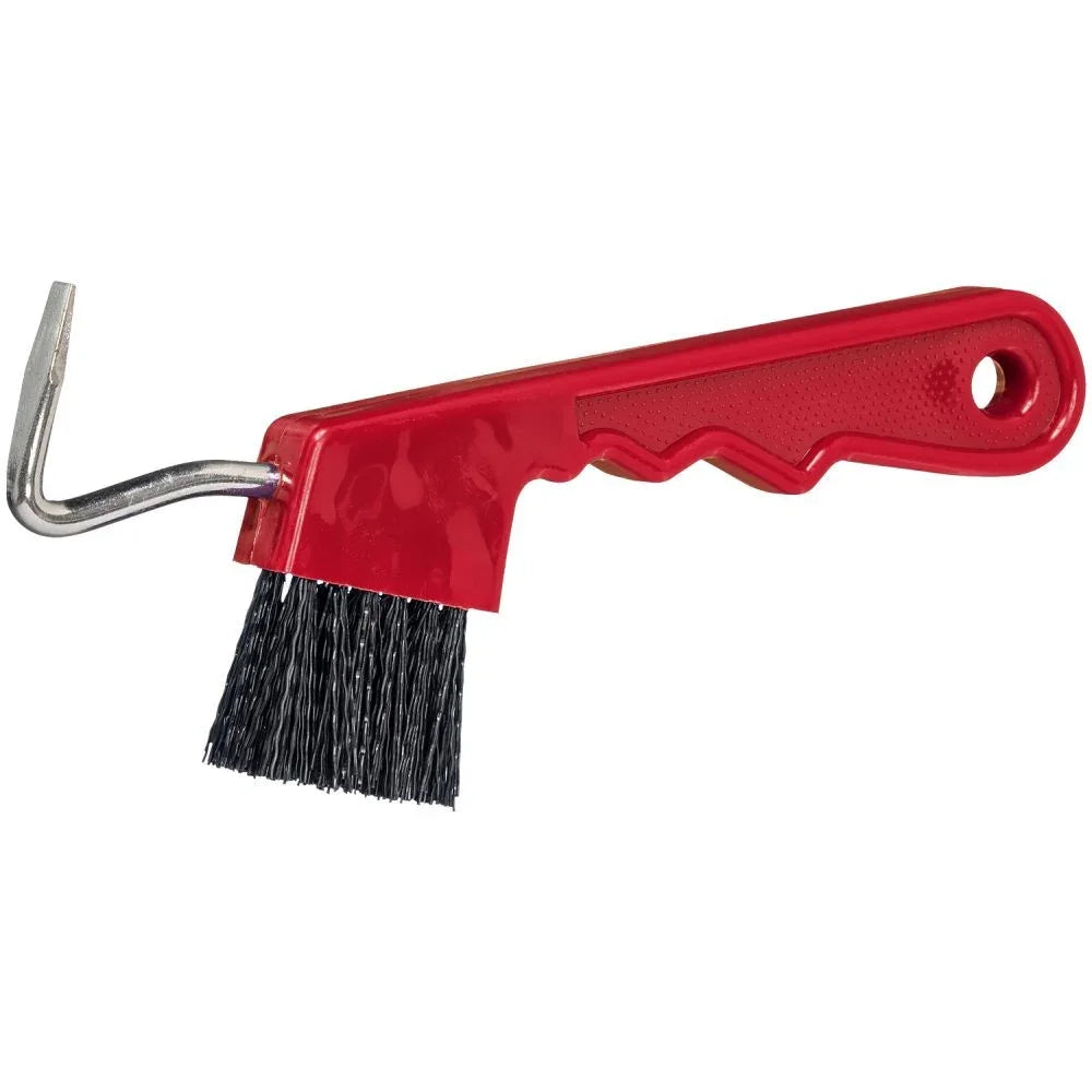 Tough1 Easy Grip Hoof Pick/Brush - Horse Hoof Picks - Tough1 - Houlihan Saddlery LLC