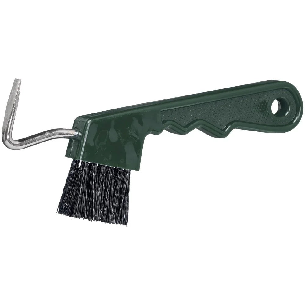 Tough1 Easy Grip Hoof Pick/Brush - Horse Hoof Picks - Tough1 - Houlihan Saddlery LLC