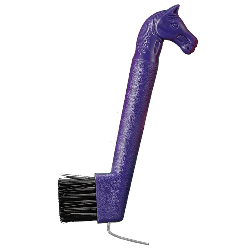 Tough1 Horse Head Hoof Pick/Brush Combination - Horse Hoof Picks - Tough1 - Houlihan Saddlery LLC