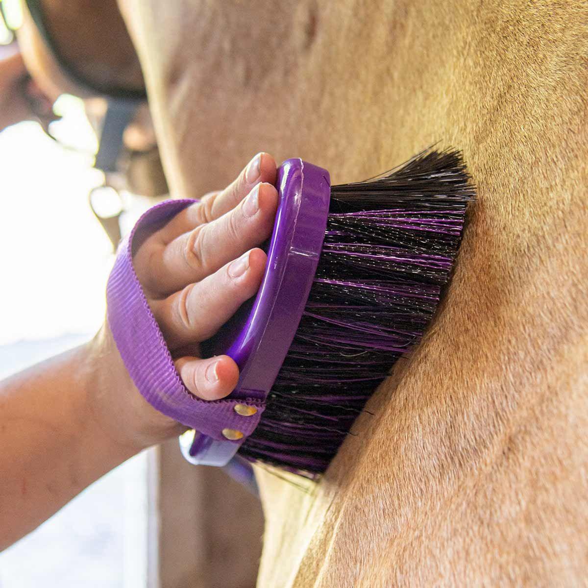 Tough1 Comfort Grip Angled Medium and Soft Bristle Brush
