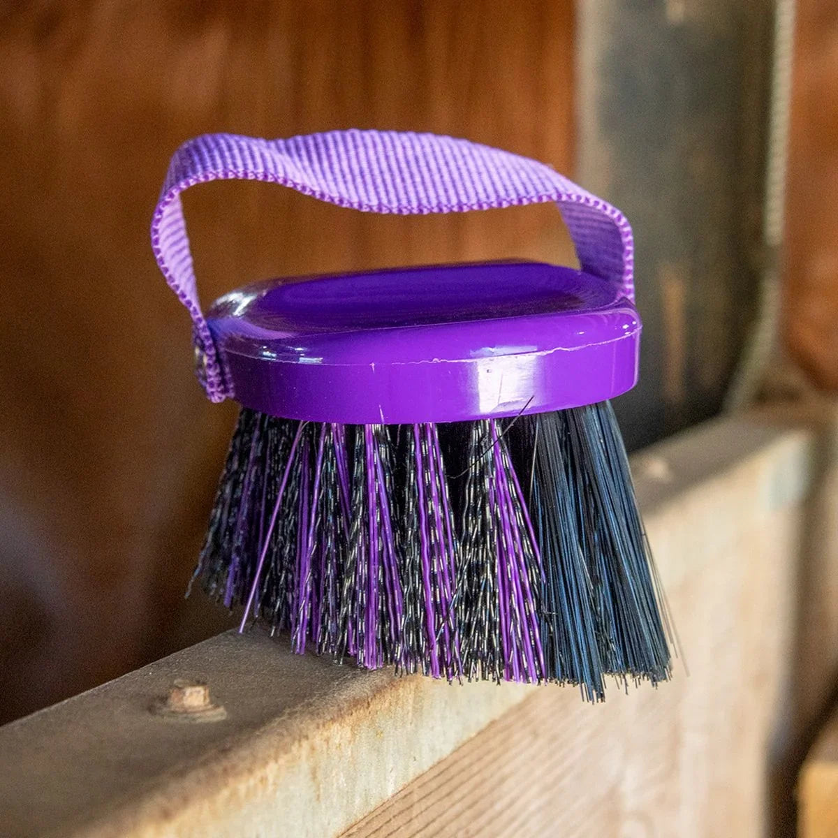 Tough1 Comfort Grip Angled Medium and Soft Bristle Brush