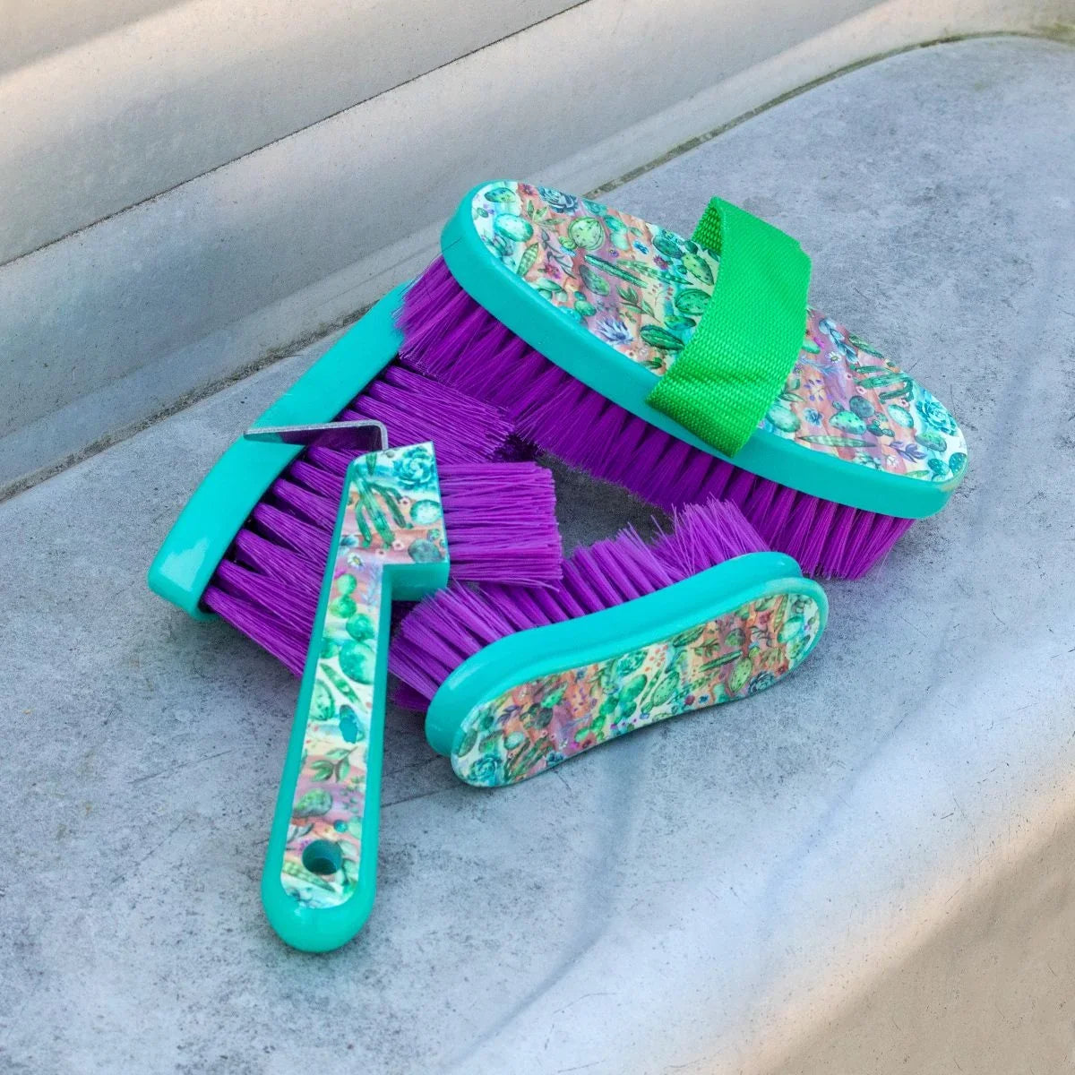 Tough1 4-Piece Printed Brush Set