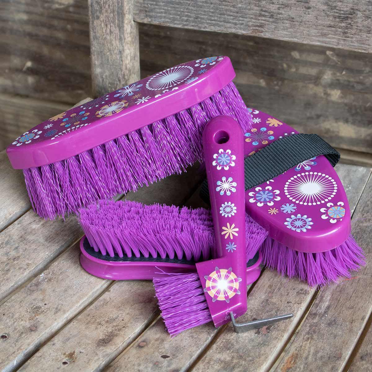 Tough1 4-Piece Printed Brush Set