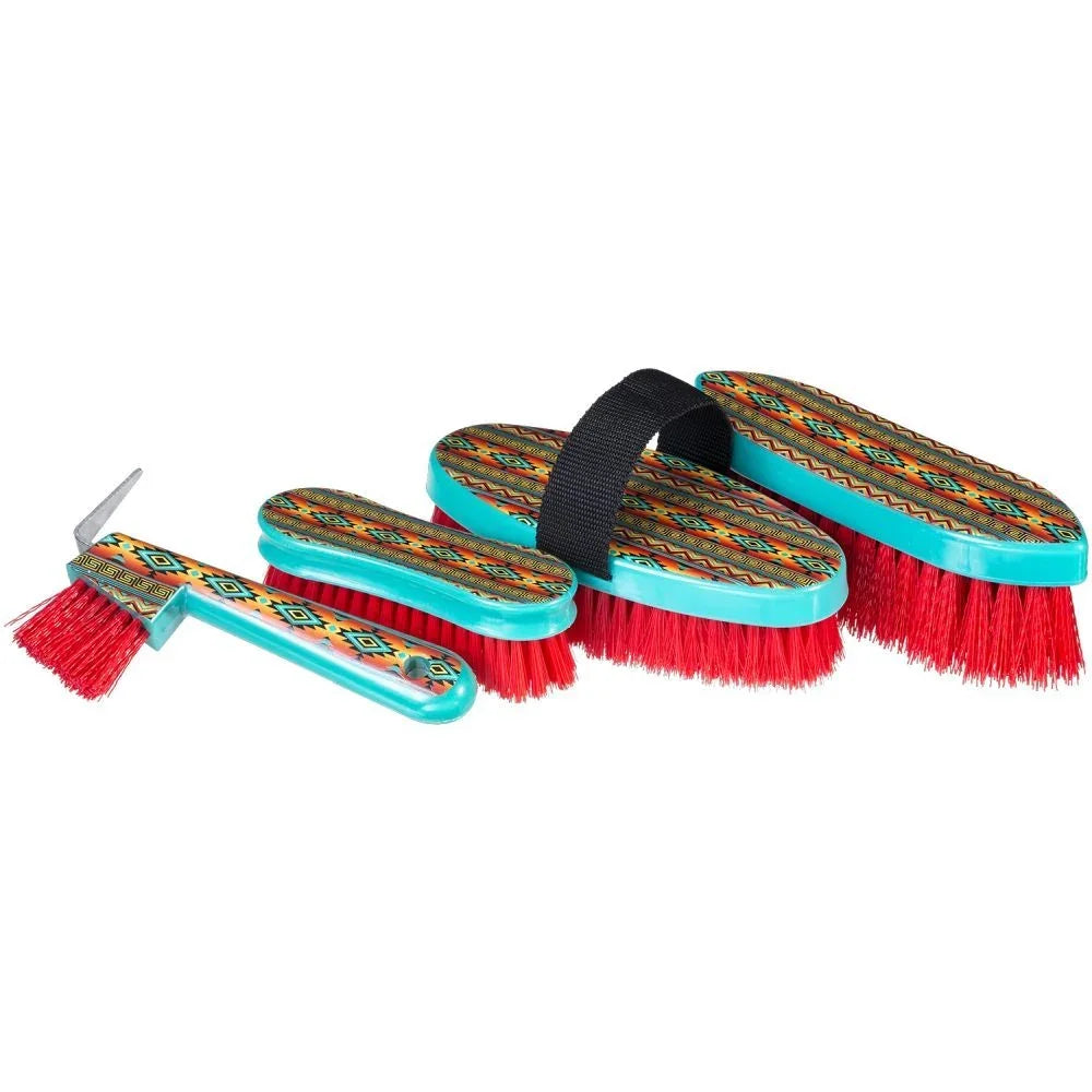 Tough1 4-Piece Printed Brush Set