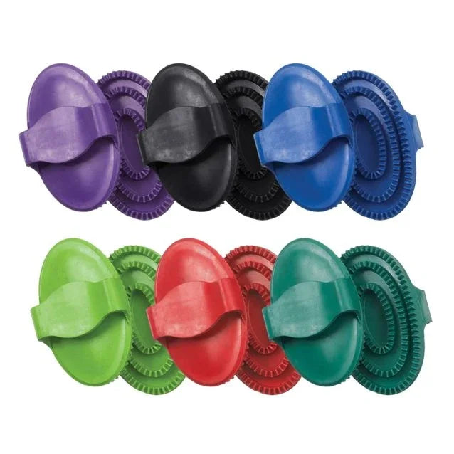 Tough1 Large Rubber Curry Comb - Horse Brushes - Tough1 - Houlihan Saddlery LLC