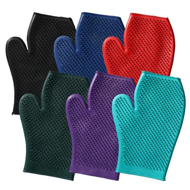 Tough1 Rubber Grooming Glove - Horse Grooming Gloves - Tough1 - Houlihan Saddlery LLC