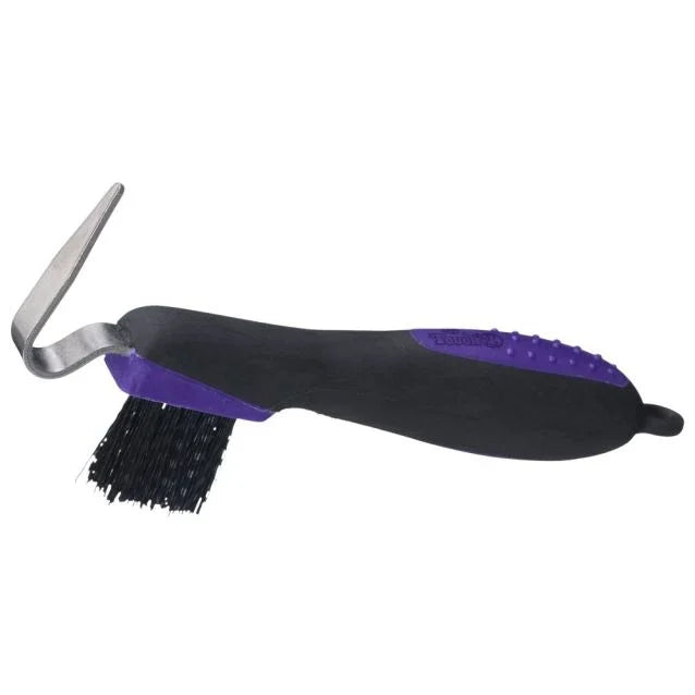 Tough1 Great Grips Hoof Pick with Brush - Horse Hoof Picks - Tough1 - Houlihan Saddlery LLC